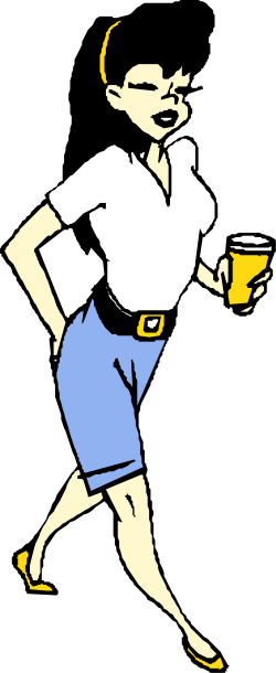 Man Running with Coffee Cup - Dynamic Clipart for Your Projects