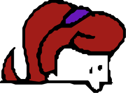 Red and Blue Horse Logo Clipart for Creative Projects