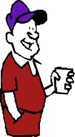 Man Pointing Gun at Camera - Captivating Clipart for Visual Storytelling