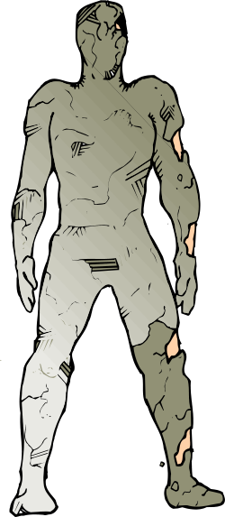 Man in Gray Suit: Professional Clipart for Business Use