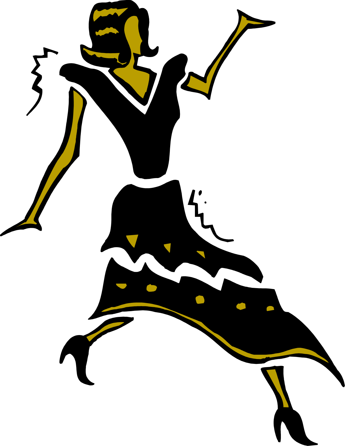 Silhouette of a Man in a Suit - Elegant Clipart for Professional Themes