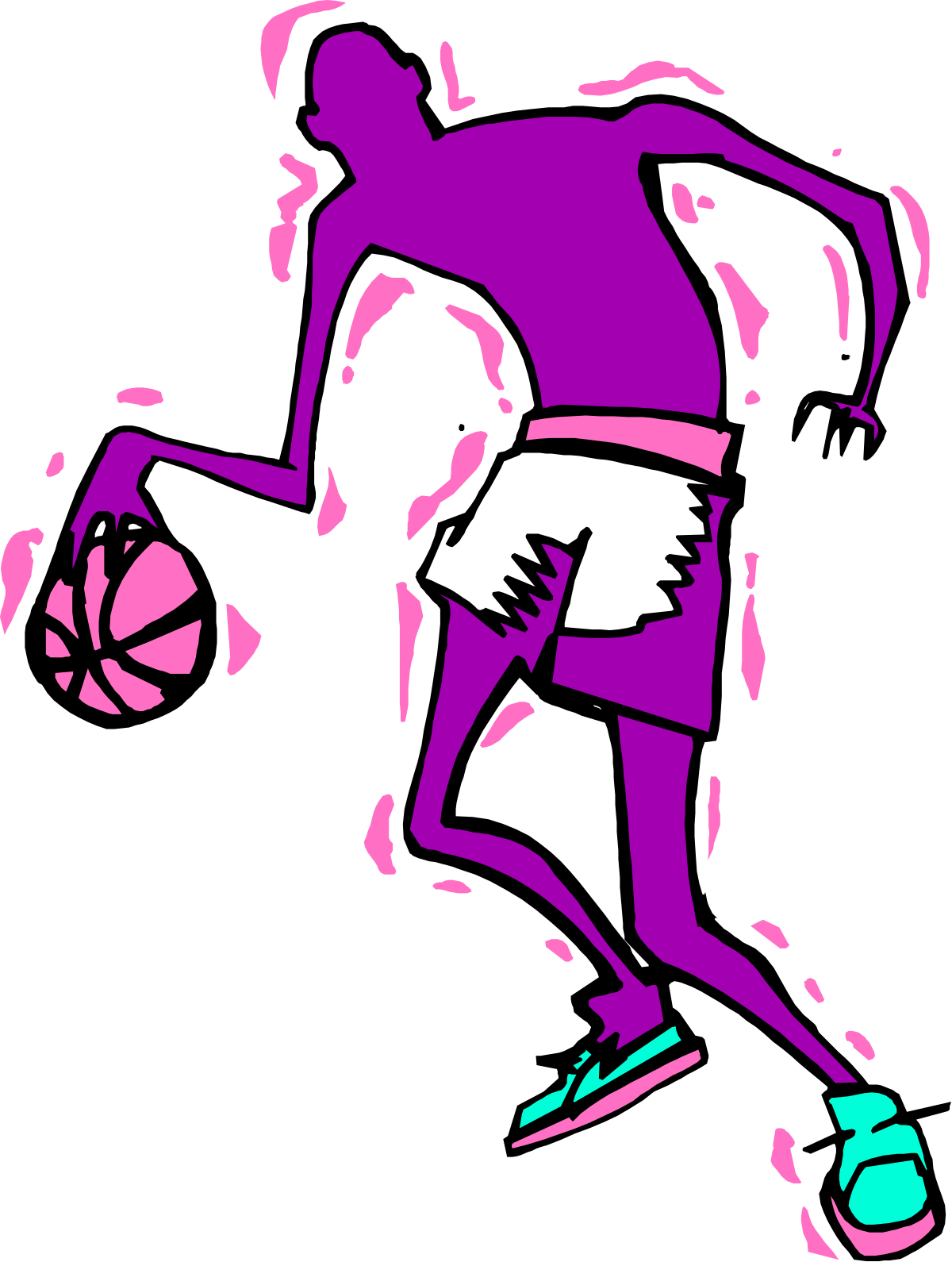 a man running with a ball in his hand clip art png transparent Man Running with Ball Clipart - Dynamic Sports Vector Illustration