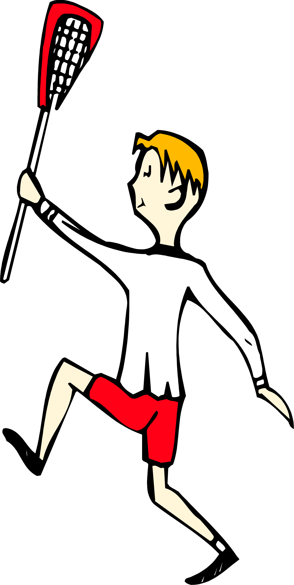 a boy with a lacrosse sticker clip art png transparent Lacrosse Sticker Clipart: Vibrant Boy with Gear for Sports Enthusiasts