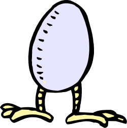 Egg with Hole in the Middle - Unique Clipart for Creative Projects