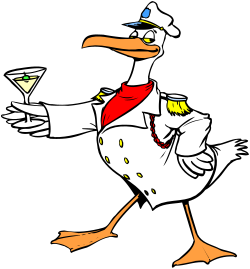 Chef Duck Cartoon Clipart - Whimsical Culinary Character