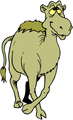 Cartoon Cow with Yellow Eye Clipart for Fun Projects