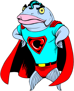 Superhero Cartoon Character Clipart for Creative Projects