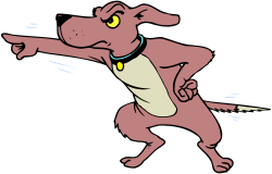 Dog with a Collar Clipart - Adorable Canine Graphics