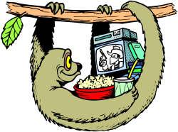 Slotty Enjoying Lunch Clipart - Fun and Whimsical Illustrations