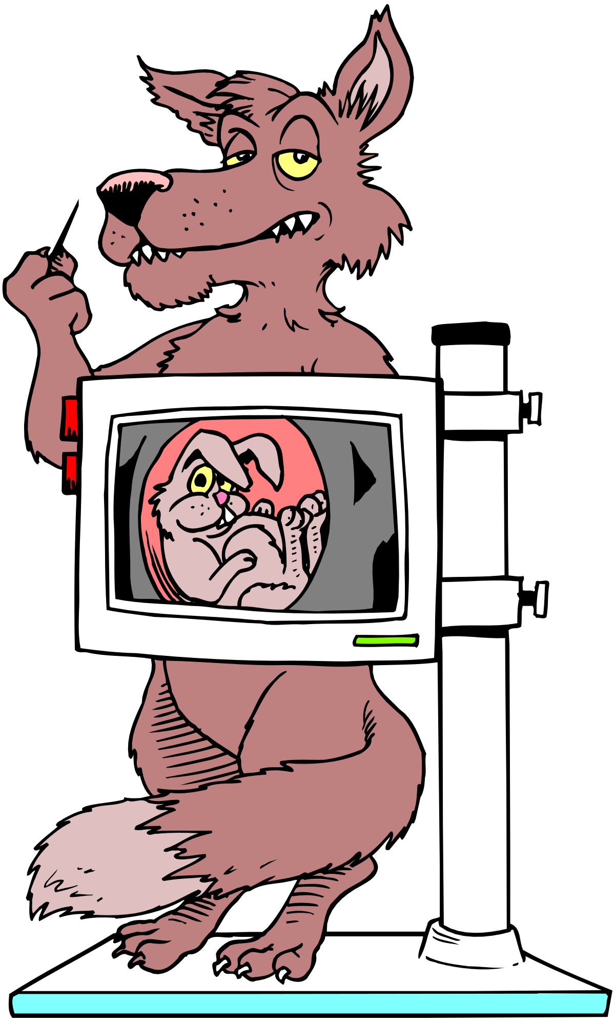 a cartoon dog is looking at a television screen clip art png transparent Cartoon Dog Watching Television Screen - Fun Clipart for Creative Projects