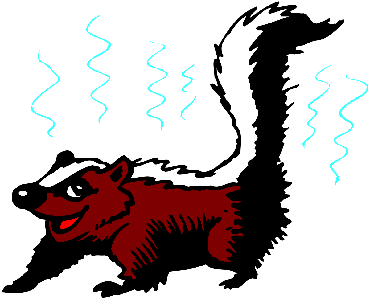 Red and White Dog Clipart on Black Background