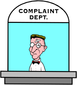 Cartoon Man Looking Out the Window at Computer - Engaging Clipart