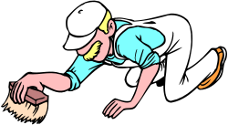 Man Bending Knees Clipart for Dynamic Illustrations