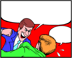 Engaging Couple Conversation Clipart - Man and Woman Talking