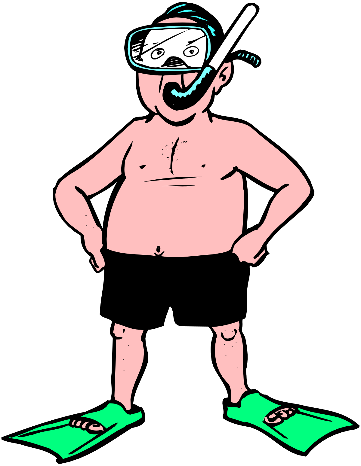 Diving Suit and Goggles Clipart: Explore Underwater Adventures