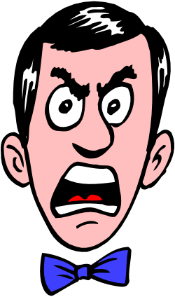 Surprised Man with Bow Tie Clipart: Perfect for Fun and Whimsical Designs