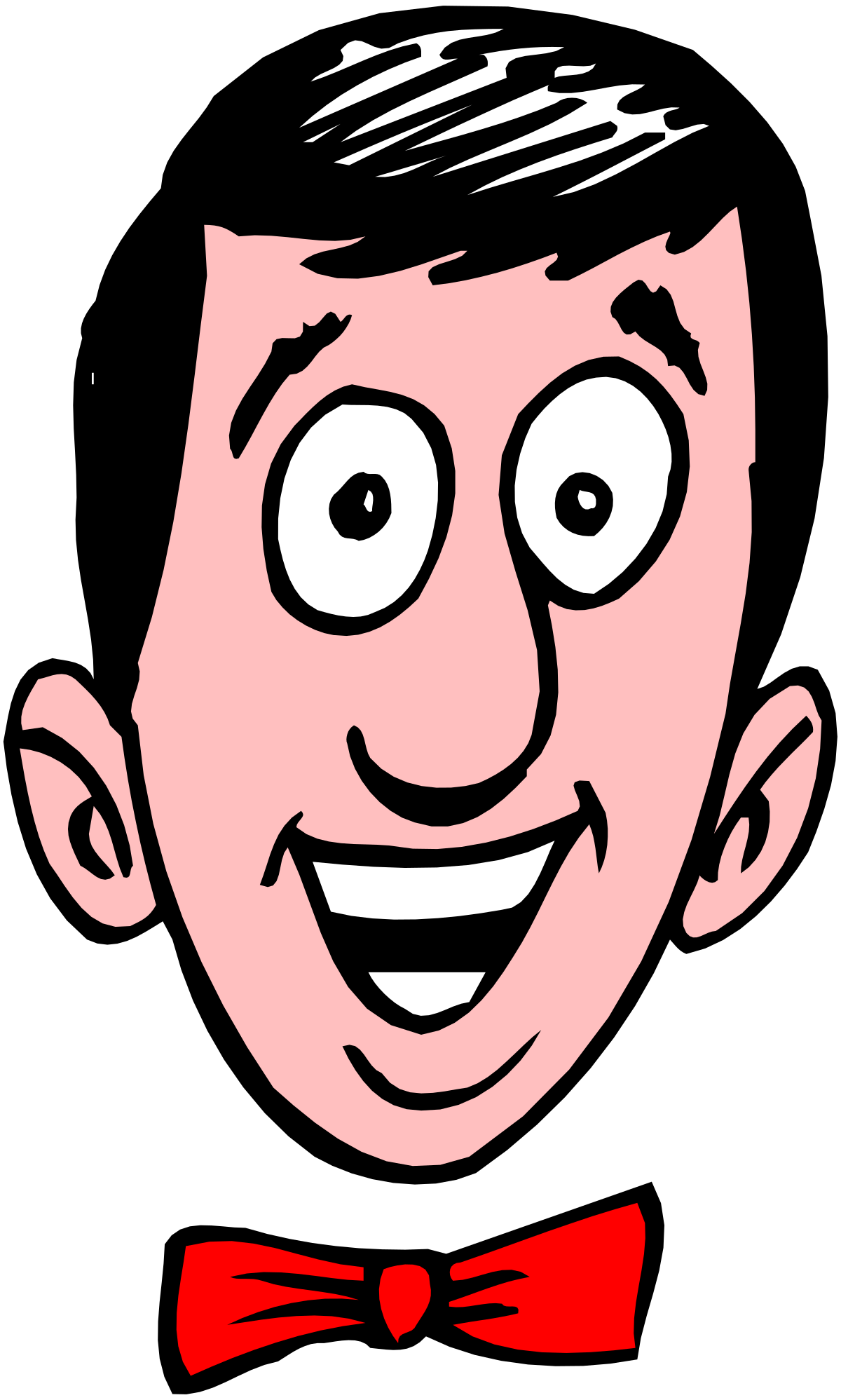 Bow Tie Man Clipart: Charming Smiles and Classy Style