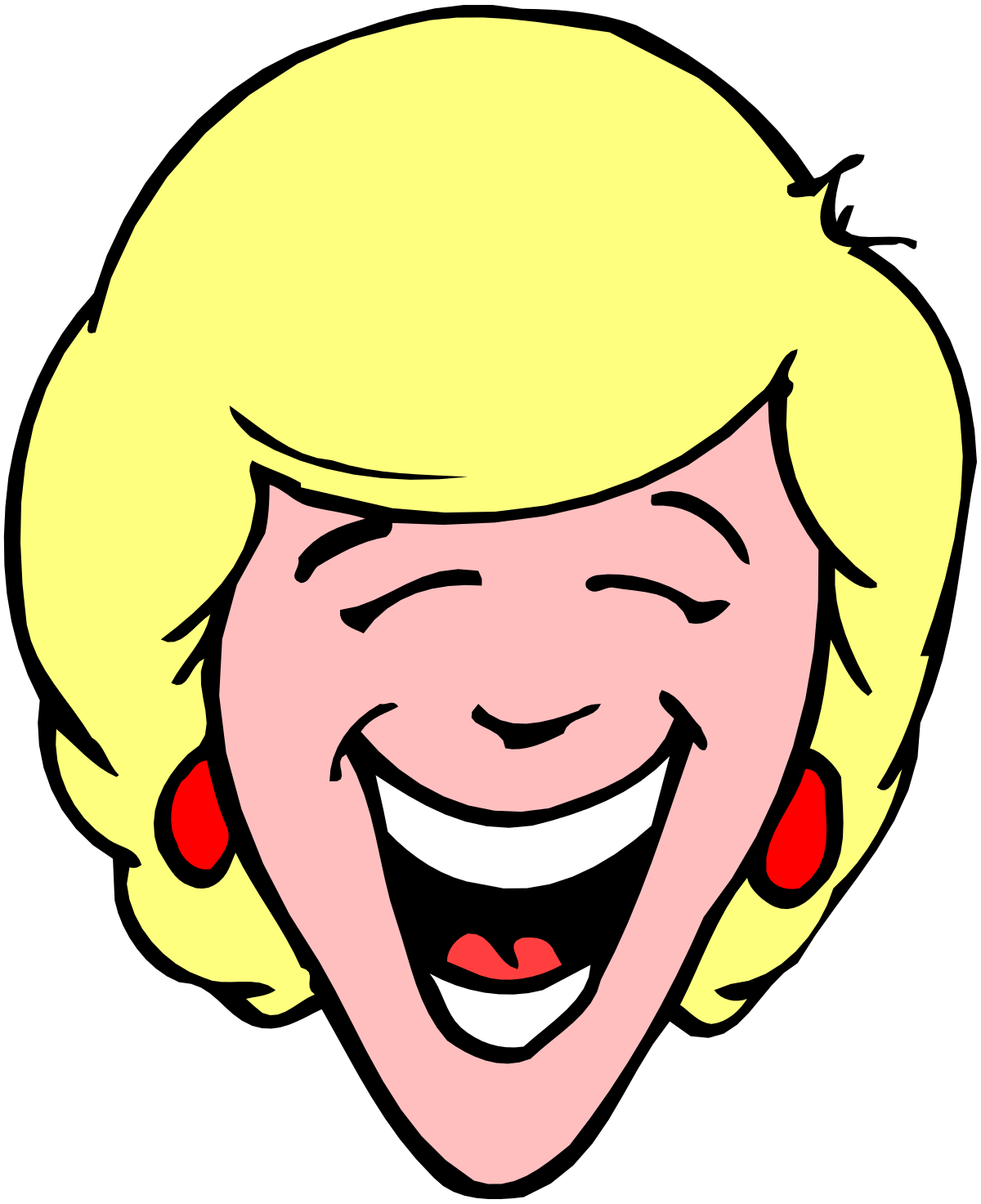 Smiling Cartoon Face Clipart for Fun Designs