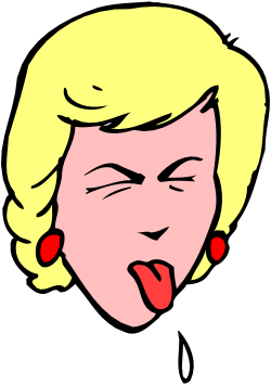 Woman Sticking Out Tongue Clipart - Fun and Playful Expression