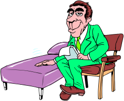 Green Suit Man Sitting on Chair Clipart - Versatile SVG Graphics
