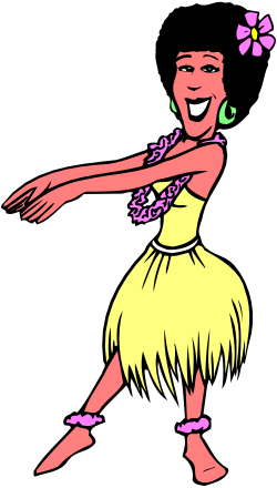 Dancing Woman in Yellow Dress Clipart: Vibrant Movement and Joyful Energy