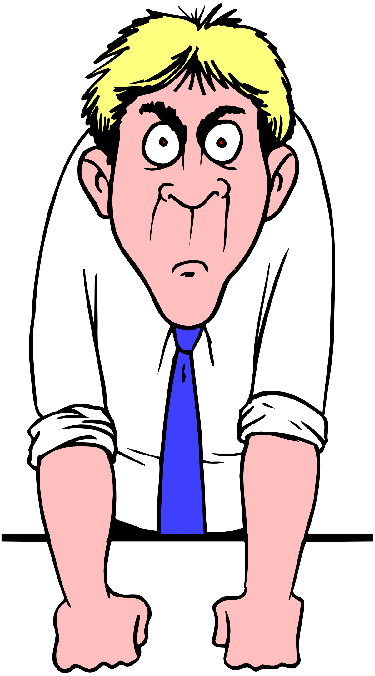 Businessman in Tie and Shirt Clipart for Professional Use