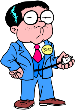 Businessman in Suit Holding Coin Clipart - Professional Finance Illustration