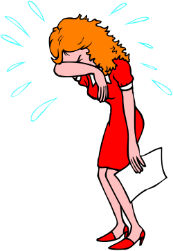 Woman in Red Dress Holding Paper Clipart - Vibrant SVG Illustration