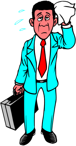 Businessman in Suit and Tie with Briefcase Clipart - Professional Image for Your Projects