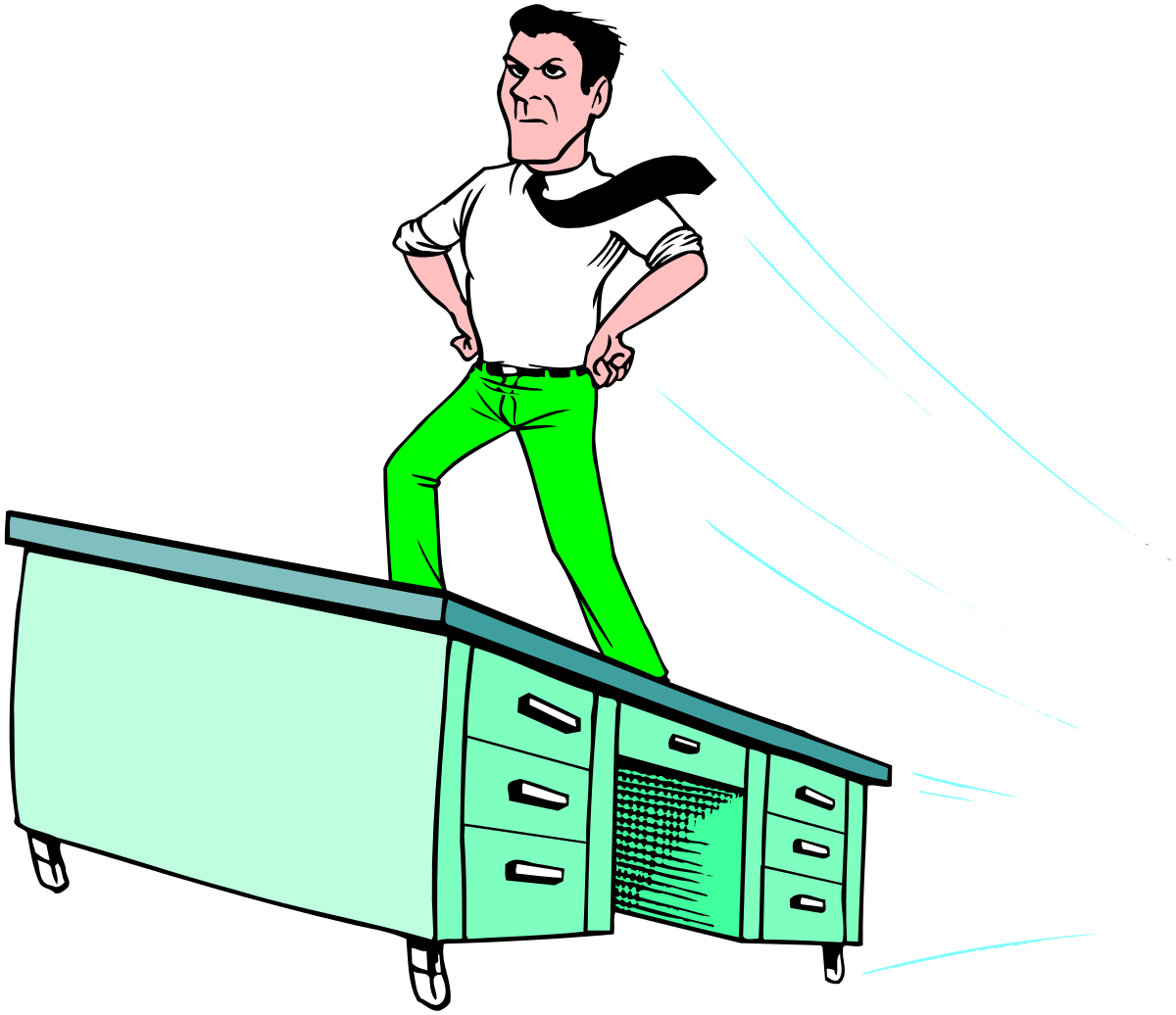 Woman Standing on Kitchen Cabinet Clipart for Creative Projects