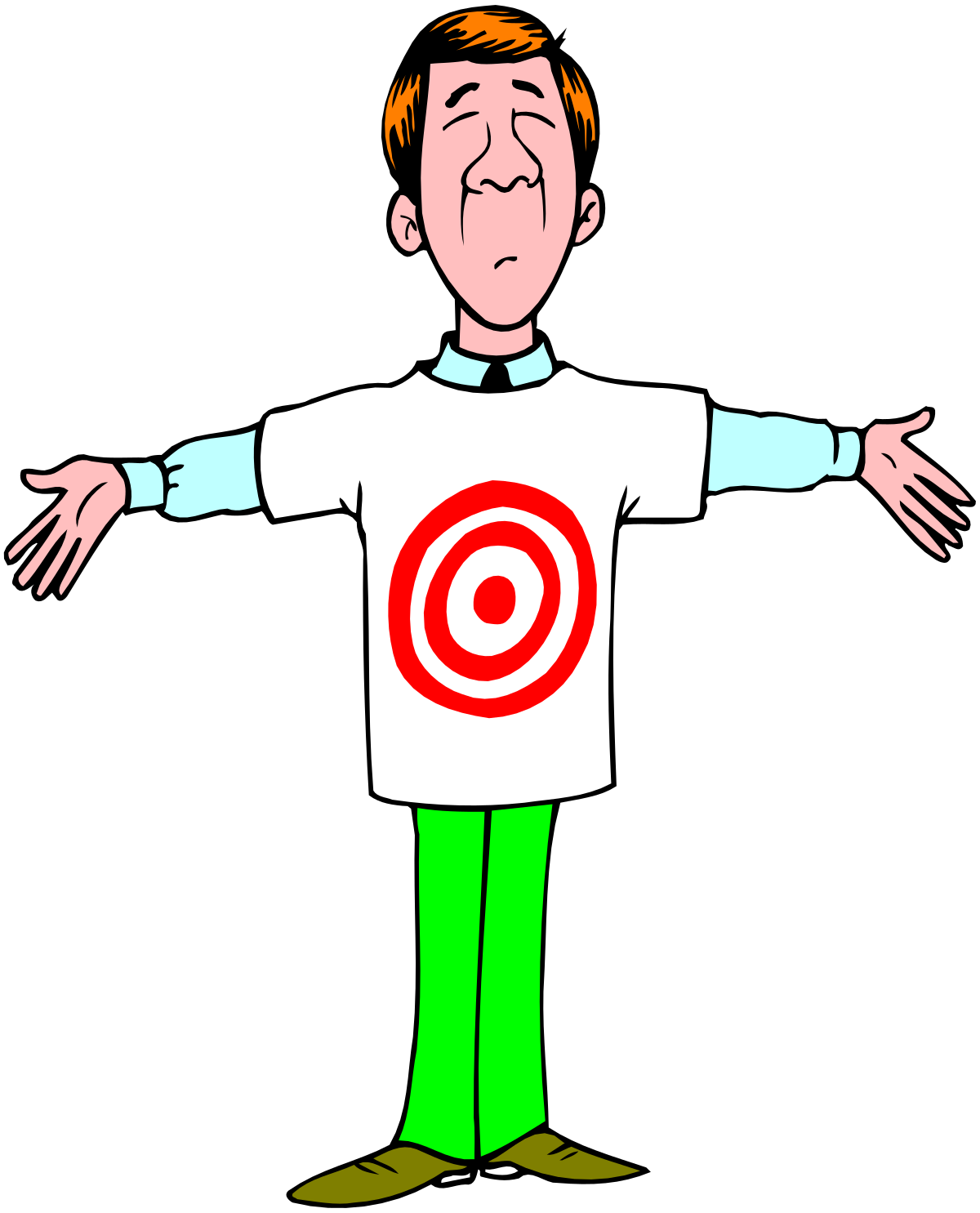 a man with a target on his chest clip art png transparent Man with Target on Chest Clipart for Impactful Visuals
