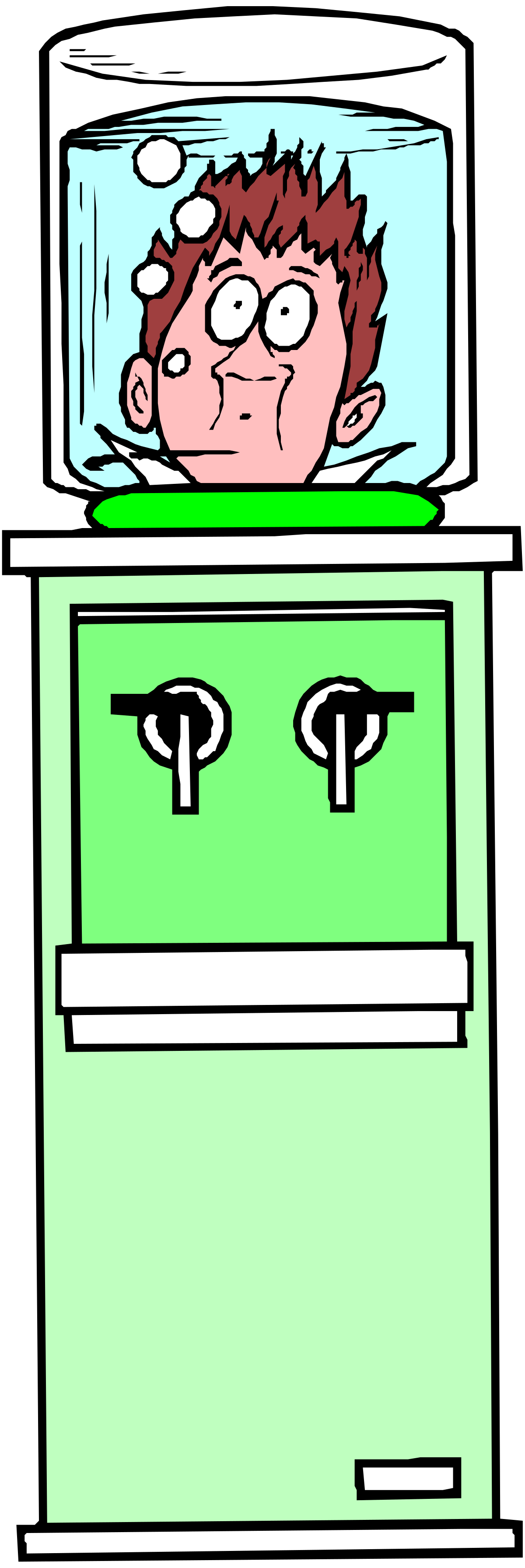 Boy in Green Oven Clipart: Fun and Whimsical Kitchen Scene