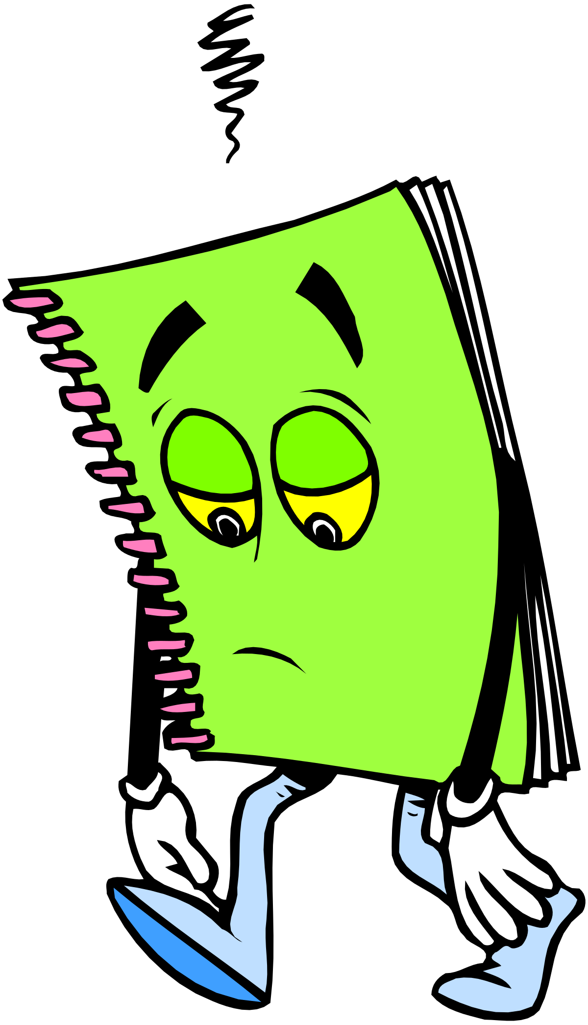 Sad Face Green Square Clipart for Creative Projects