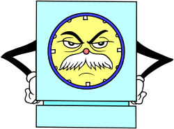 Bearded Man with Mustache Holding Paper Clipart  Unique Illustrations