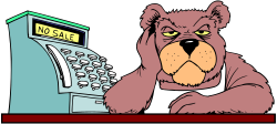 Bear at Cash Machine Clipart: Unique Financial Illustration