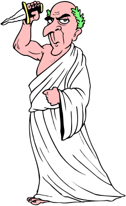 Cartoon Character with Sword Clipart for Dynamic Illustrations