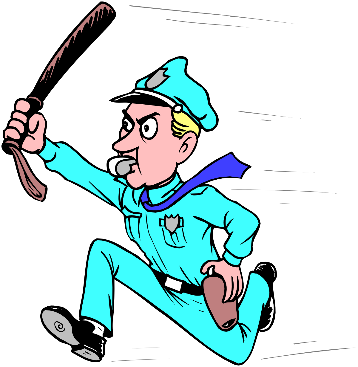 a cartoon character running with a baseball bat clip art png transparent Cartoon Character Running with Baseball Bat - Dynamic Clipart