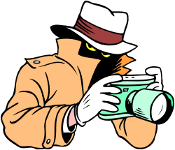 Man in Hat and Jacket Taking Picture - Engage with Unique Clipart