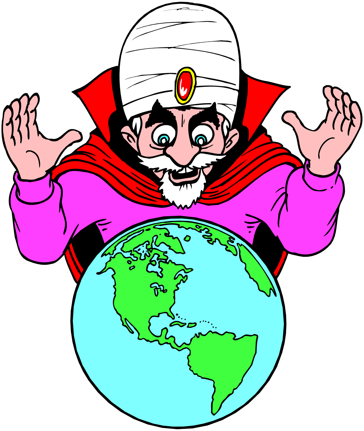 a cartoon character holding the earth clip art png transparent Cartoon Character Holding Earth - Fun Clipart for Creative Projects