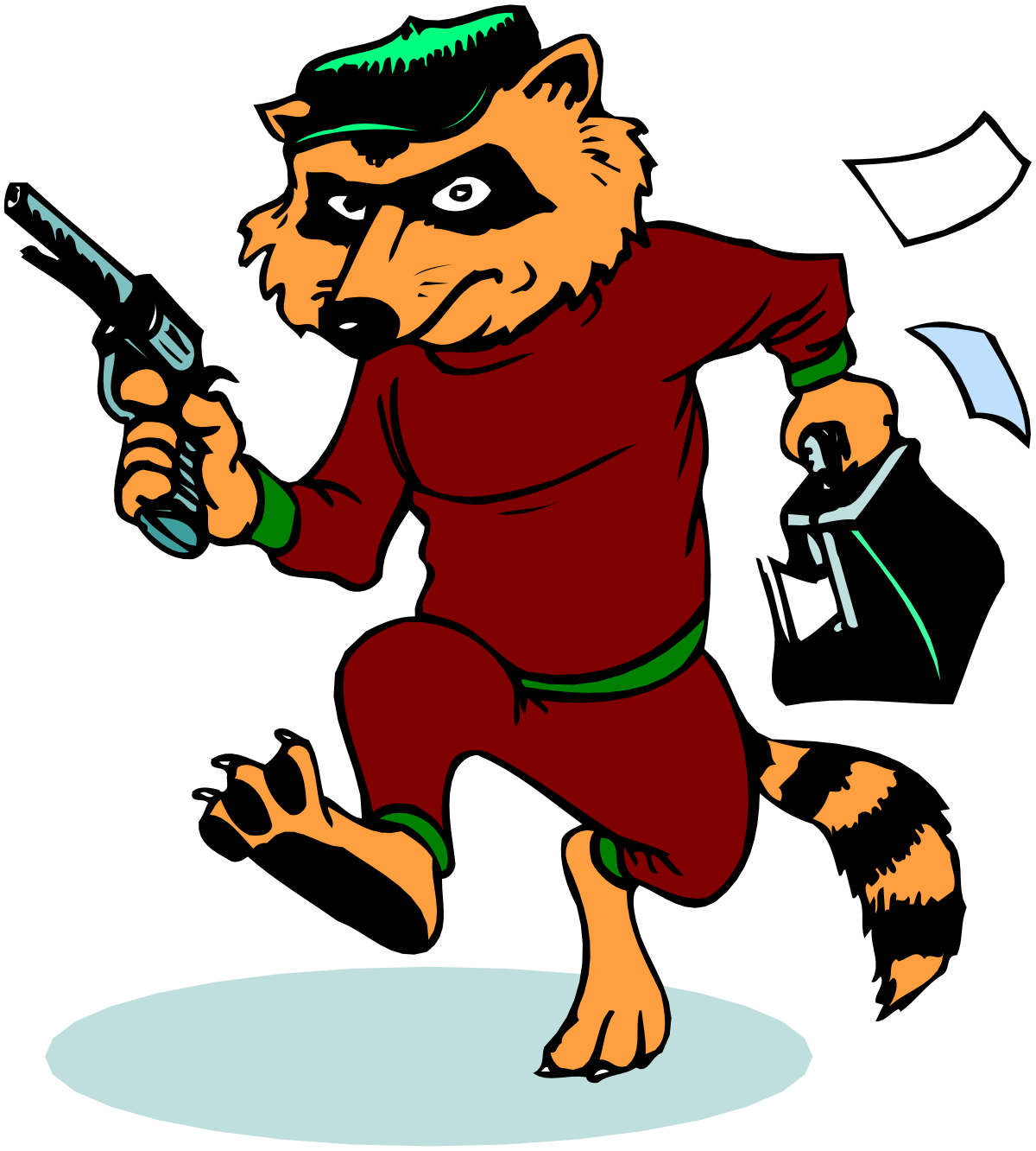 a cartoon cat with a gun and a knife clip art png transparent Cartoon Cat with Gun and Knife - Fun & Quirky Clipart