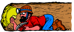 Man Sitting on Dirt - Captivating Clipart for Various Uses