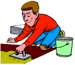 Laptop User Clipart: Engaging Man Working on Laptop