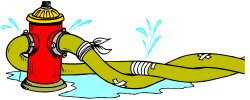Fire Hydra Laying on Ground - Stunning Clipart for Your Projects