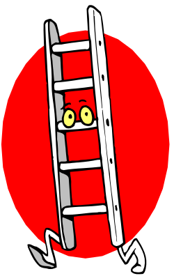 Smiley Face Ladder Clipart: Fun and Playful Design for Your Projects