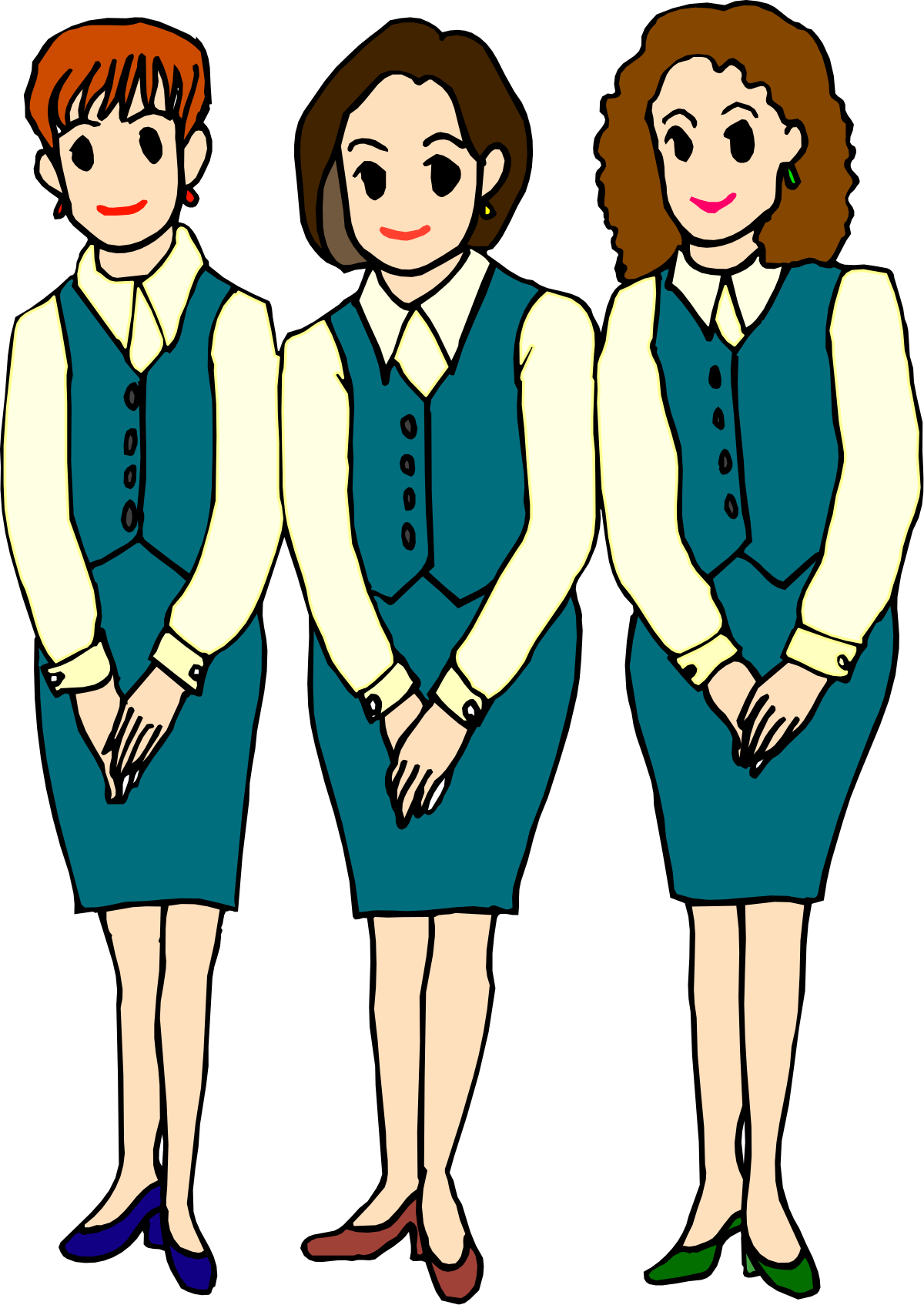 Business Attire Clipart: Empowering Women in Professional Settings