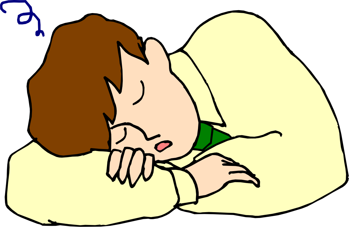 a woman sleeping on a bed with her head in her hands clip art png transparent Woman Sleeping on Bed with Hands on Head - Relaxation Clipart