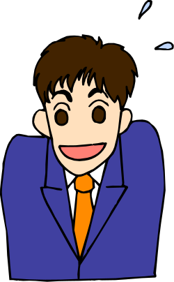 Smiling Businessman in Suit and Tie Clipart