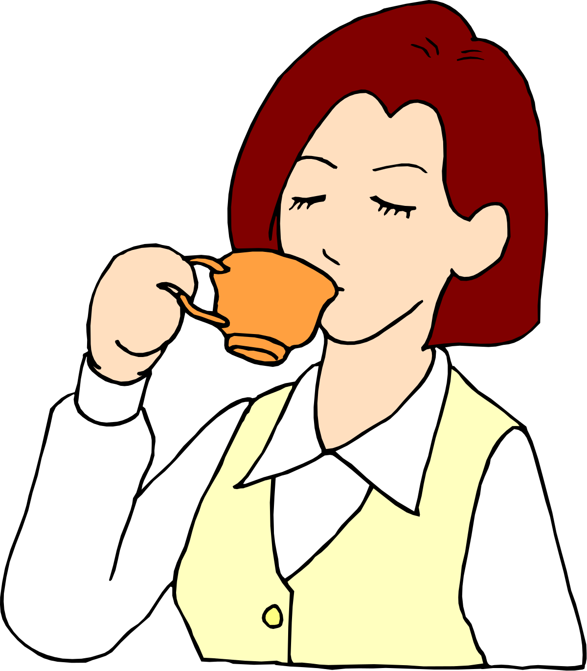 a woman eating a carrot clip art png transparent Woman Eating Carrot Clipart - Healthy Lifestyle Illustration