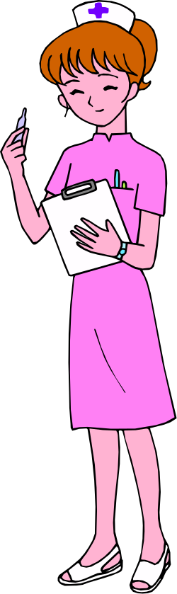Girl in Pink Dress Holding a Pen Clipart for Creative Projects