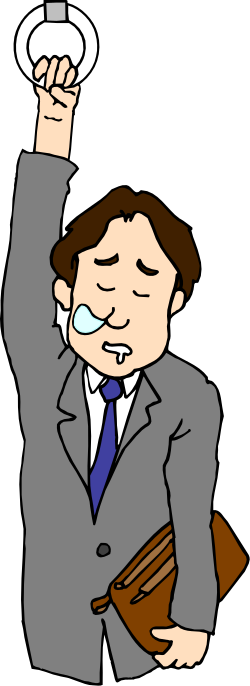 Businessman in Suit Holding Plate - Clipart for Professional Use